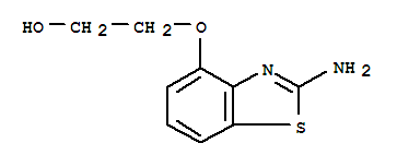 (9ci)-2-[(2-氨基-4-苯并噻唑)氧基]-乙醇结构式_73533-00-3结构式