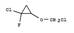 (9ci)-1-氯-2-(氯甲氧基)-1-氟-环丙烷结构式_73602-59-2结构式
