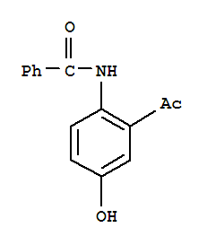 (4ci)-2-乙酰基-4-羟基-苯甲酰基苯胺结构式_736145-10-1结构式