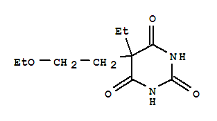 (4ci)-5-(2-乙氧基乙基)-5-乙基-巴比妥酸结构式_736157-05-4结构式
