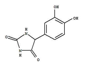 (9ci)-5-(3,4-二羟基苯基)-2,4-咪唑啉二酮结构式_73659-77-5结构式