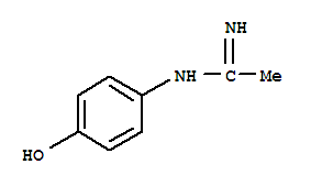 (9ci)-n-(4-羟基苯基)-盐酸乙脒结构式_736898-67-2结构式
