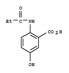 (9ci)-5-羟基-2-[(1-氧代丙基)氨基]-苯甲酸结构式_736939-77-8结构式