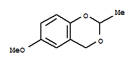 (9ci)-6-甲氧基-2-甲基-4H-1,3-苯并二噁英结构式_736986-01-9结构式