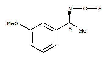 (9ci)-1-[(1s)-1-异硫代氰酰基乙基]-3-甲氧基-苯结构式_737000-99-6结构式
