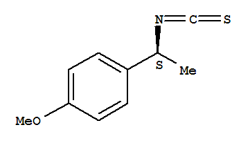(9ci)-1-[(1s)-1-异硫代氰酰基乙基]-4-甲氧基-苯结构式_737001-01-3结构式