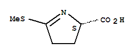 (s)-(9ci)-3,4-二氢-5-(甲基硫代)-2H-吡咯-2-羧酸结构式_737724-92-4结构式