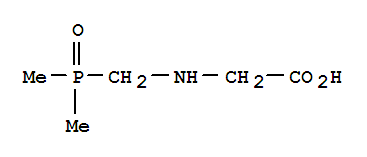(9ci)-n-[(二甲基膦)甲基]-甘氨酸结构式_737730-13-1结构式