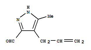 (9ci)-5-甲基-4-(2-丙烯基)-1H-吡唑-3-羧醛结构式_737805-63-9结构式