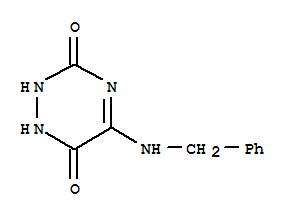 (9ci)-1,2-二氢-5-[(苯基甲基)氨基]-1,2,4-三嗪-3,6-二酮结构式_738523-64-3结构式