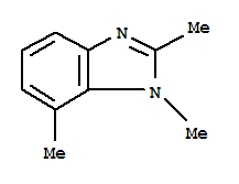 (9ci)-1,2,7-三甲基-1H-苯并咪唑结构式_73902-56-4结构式