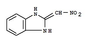 (9ci)-2,3-二氢-2-(硝基亚甲基)-1H-苯并咪唑结构式_73923-32-7结构式