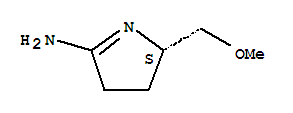 (s)-(9ci)-3,4-二氢-2-(甲氧基甲基)-2H-吡咯-5-胺结构式_739344-59-3结构式