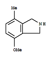 (9ci)-2,3-二氢-4-甲氧基-7-甲基-1H-异吲哚结构式_739365-33-4结构式