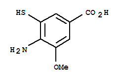 (9ci)-4-氨基-3-疏基-5-甲氧基-苯甲酸结构式_739366-12-2结构式