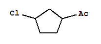 (9ci)-1-(3-氯环戊基)-乙酮结构式_73945-57-0结构式
