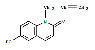 (9ci)-6-羟基-1-(2-丙烯基)-2(1H)-喹啉酮结构式_73963-67-4结构式