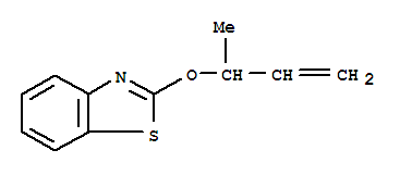 (9ci)-2-[(1-甲基-2-丙烯基)氧基]-苯并噻唑结构式_73969-13-8结构式