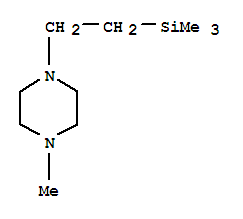 (9ci)-1-甲基-4-[2-(三甲基甲硅烷基)乙基]-哌嗪结构式_73992-97-9结构式