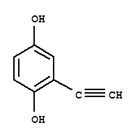 2-乙炔-4-羟基-苯酚结构式_74047-22-6结构式