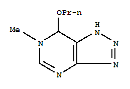 (9ci)-6,7-二氢-6-甲基-7-丙氧基-1H-1,2,3-噻唑并[4,5-d]嘧啶结构式_740750-70-3结构式