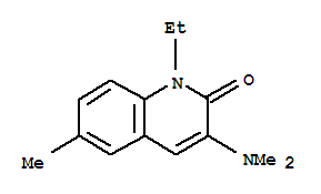 (9ci)-3-(二甲基氨基)-1-乙基-6-甲基-2(1H)-喹啉酮结构式_740760-00-3结构式 (9ci)-3-(二甲基氨基)-1-乙基-6-甲基-2(1H)-喹啉酮结构式_740760-00-3结构式