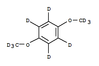 对苯二甲醚-D10结构式_74079-00-8结构式
