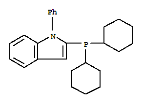 2-(Dicyclohexylphosphino)-1-phenyl-1H-indoleStructure,740815-36-5Structure 2-(Dicyclohexylphosphino)-1-phenyl-1H-indole Structure,740815-36-5Structure