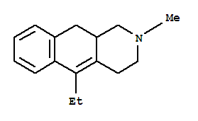 (9ci)-5-乙基-1,2,3,4,10,10a-六氢-2-甲基-苯[g]异喹啉结构式_741201-05-8结构式