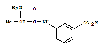 (9ci)-3-[(2-氨基-1-氧代丙基)氨基]-1,5-环己二烯-1-羧酸结构式_741203-05-4结构式