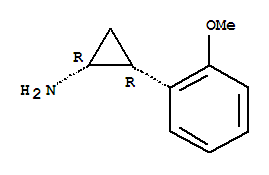 顺式-(9ci)-2-(2-甲氧基苯基)-环丙胺结构式_741231-40-3结构式