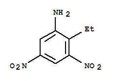(9ci)-2-乙基-3,5-二硝基-苯胺结构式_741250-63-5结构式