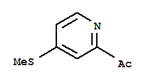 (9ci)-1-[4-(甲基硫代)-2-吡啶]-乙酮结构式_741287-56-9结构式