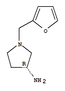 (3r)-(9ci)-1-(2-呋喃甲基)-3-吡咯烷胺结构式_741290-15-3结构式