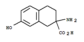 (9ci)-2-氨基-1,2,3,4-四氢-7-羟基-2-萘羧酸结构式_741614-51-7结构式