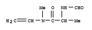 (9CI)-N-乙烯-2-(甲酰基氨基)-N-甲基-丙酰胺结构式_741671-86-3结构式