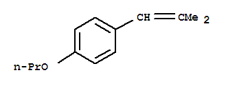 (9ci)-1-(2-甲基-1-丙烯基)-4-丙氧基-苯结构式_741692-13-7结构式