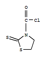 (9ci)-2-硫氧代-3-噻唑烷羰酰氯结构式_74179-13-8结构式