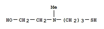 (9ci)-2-[(3-疏基丙基)甲基氨基]-乙醇结构式_741996-33-8结构式