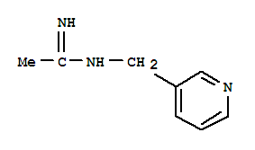 (9ci)-n-(3-吡啶甲基)-盐酸乙脒结构式_742056-20-8结构式