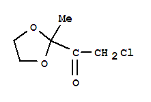 (9ci)-2-氯-1-(2-甲基-1,3-二氧杂烷-2-基)-乙酮结构式_74225-73-3结构式
