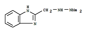 (9ci)-2-[(2,2-二甲基肼基)甲基]-1H-苯并咪唑结构式_74227-80-8结构式