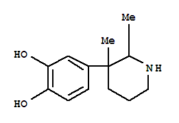 (9ci)-4-(2,3-二甲基-3-哌啶基)-1,2-苯二醇结构式_742634-17-9结构式