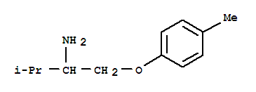 (9ci)-3-甲基-1-(4-甲基苯氧基)-2-丁胺结构式_742636-97-1结构式