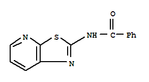 (9ci)-n-噻唑并[5,4-b]吡啶-2-基-苯甲酰胺结构式_742640-87-5结构式