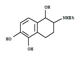 (9ci)-6-(乙基氨基)-5,6,7,8-四氢-1,2,5-萘三醇结构式_742642-66-6结构式
