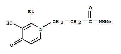 (9ci)-2-乙基-3-羟基-n-甲基-4-氧代-1(4H)-吡啶丙酰胺结构式_742681-77-2结构式