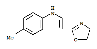 (9ci)-3-(4,5-二氢-2-噁唑)-5-甲基-1H-吲哚结构式_744209-84-5结构式