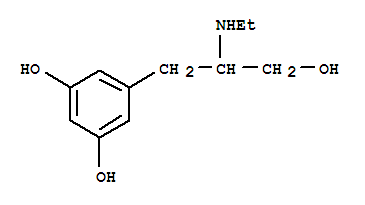 (9ci)-5-[2-(乙基氨基)-3-羟基丙基]-1,3-苯二醇结构式_744987-45-9结构式