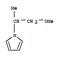 (9ci)-1-(2-甲氧基-1-甲基乙基)-1H-吡咯结构式_745026-94-2结构式